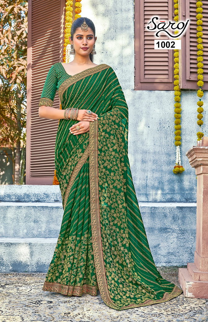 Mudita By Saroj Color Set Designer Sarees Catalog